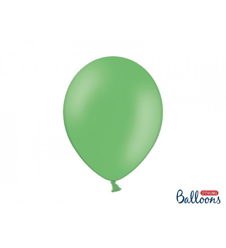 Latexové balónky 30 cm pastelové, zelené, 10 ks
