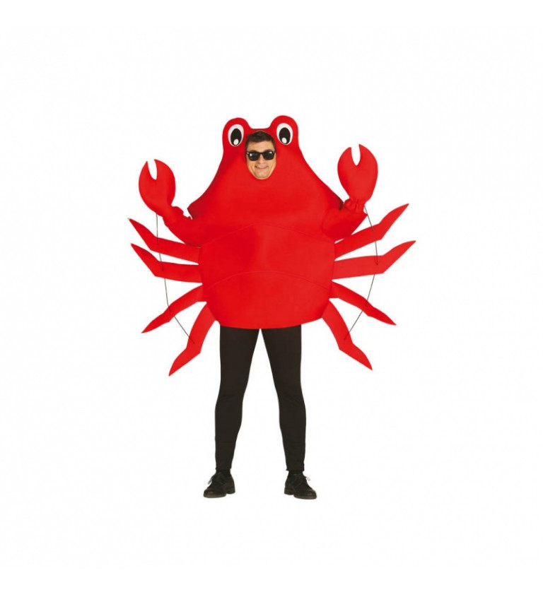 Unisex kostým - Červený krab