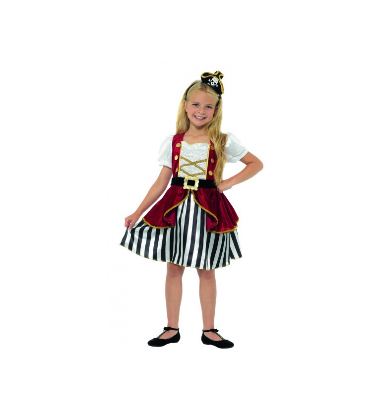 Dětský kostým - malá pirátka