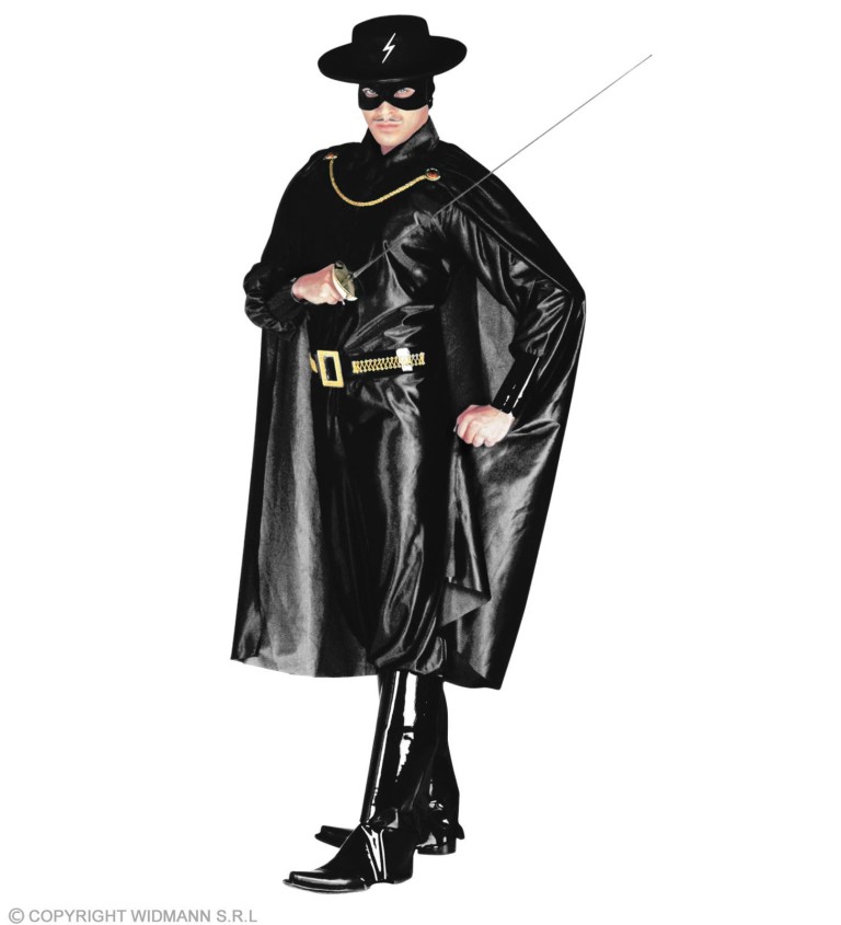 Pánský kostým Zorro mstitel