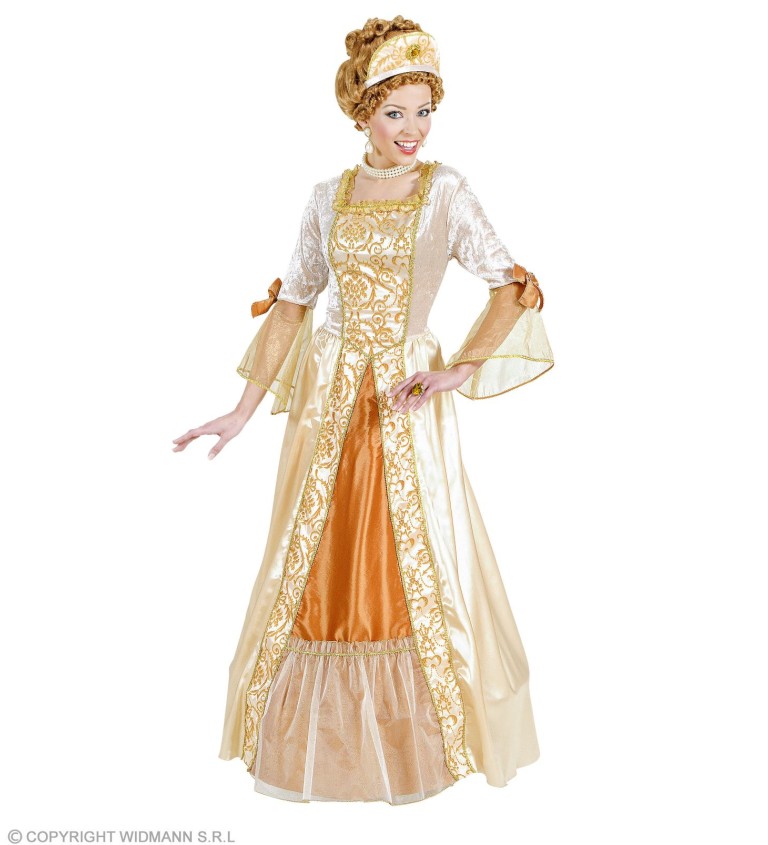 Dámský kostým - Zlatá princezna