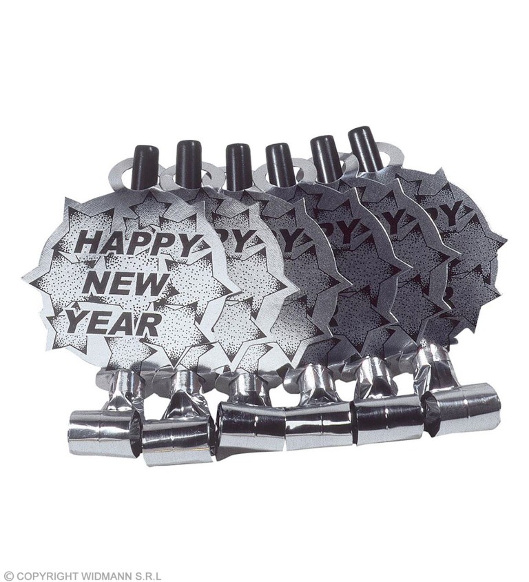 Frkačky Happy New Year - stříbrné