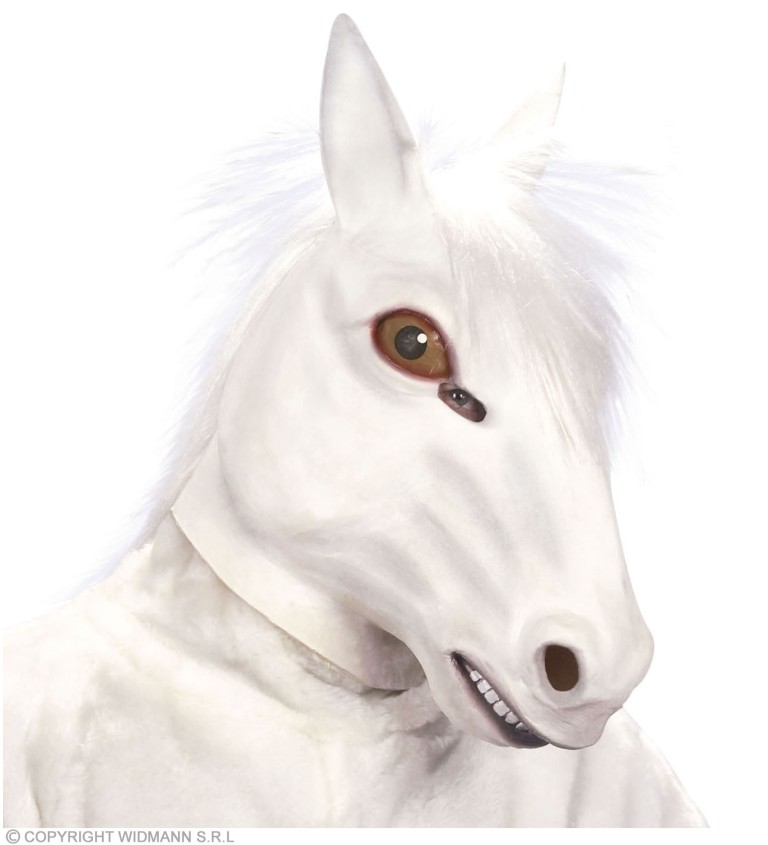 Hlava bílého koně - latexová