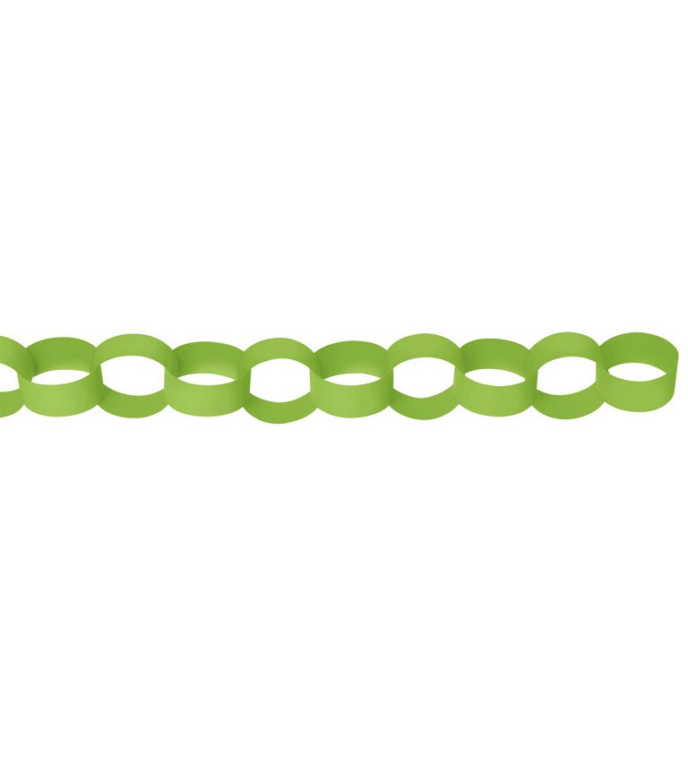 Girlanda - zelený řetěz