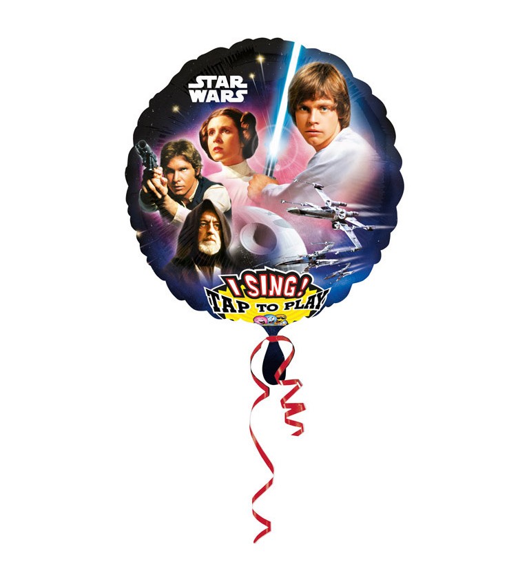 Fóliový balónek Hvězdné války - zpívající