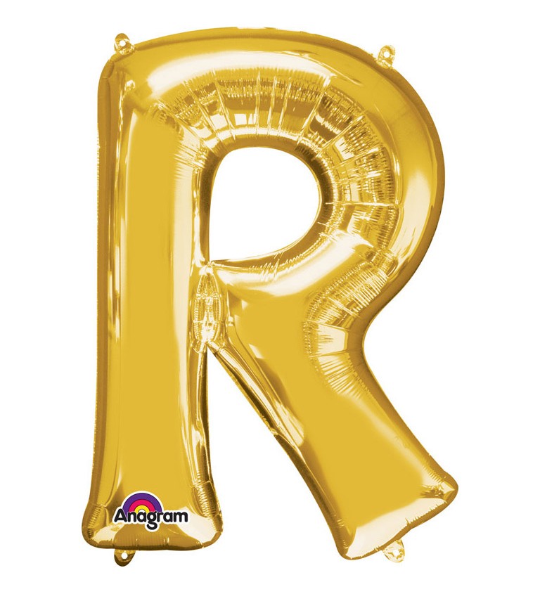 Zlatý fóliový balónek R