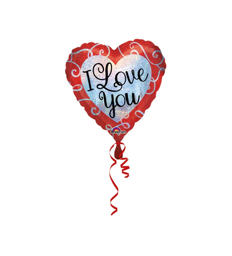 Fóliový balónek - I love you