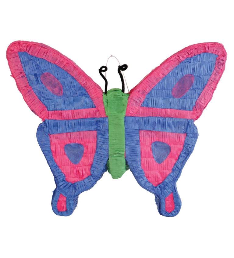 Piňata - papírový motýl