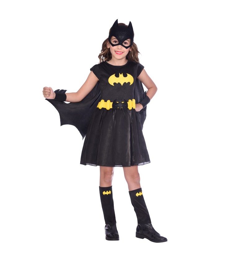 Dětský kostým černý - Batgirl