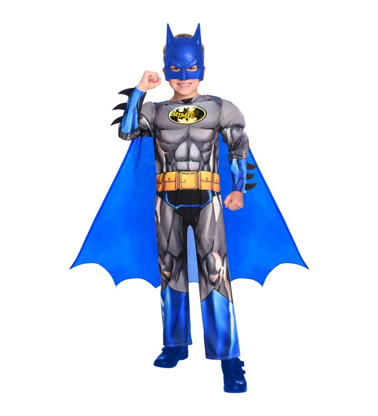 Dětský kostým - modrý Batman