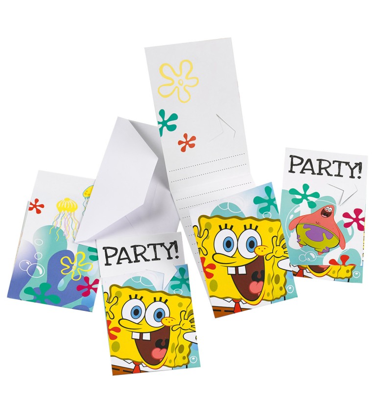 Pozvánky se Sponge Bobem