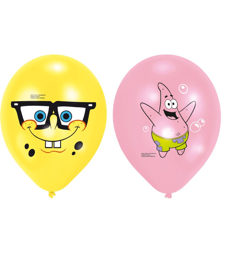 Latexové balónky - Sponge Bob 