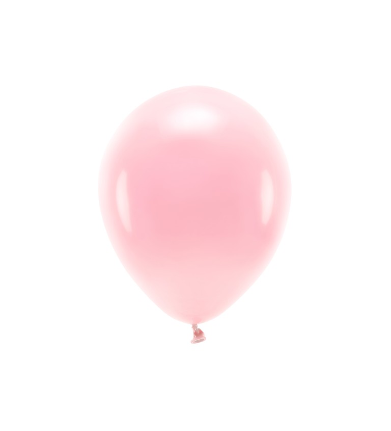 EKO Latexové balónky 30 cm pastelové, světle růžové, 10 ks