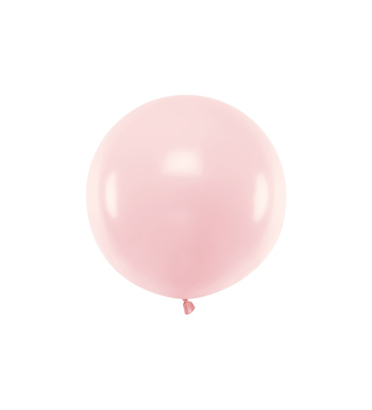 Velký balónek - světle růžový