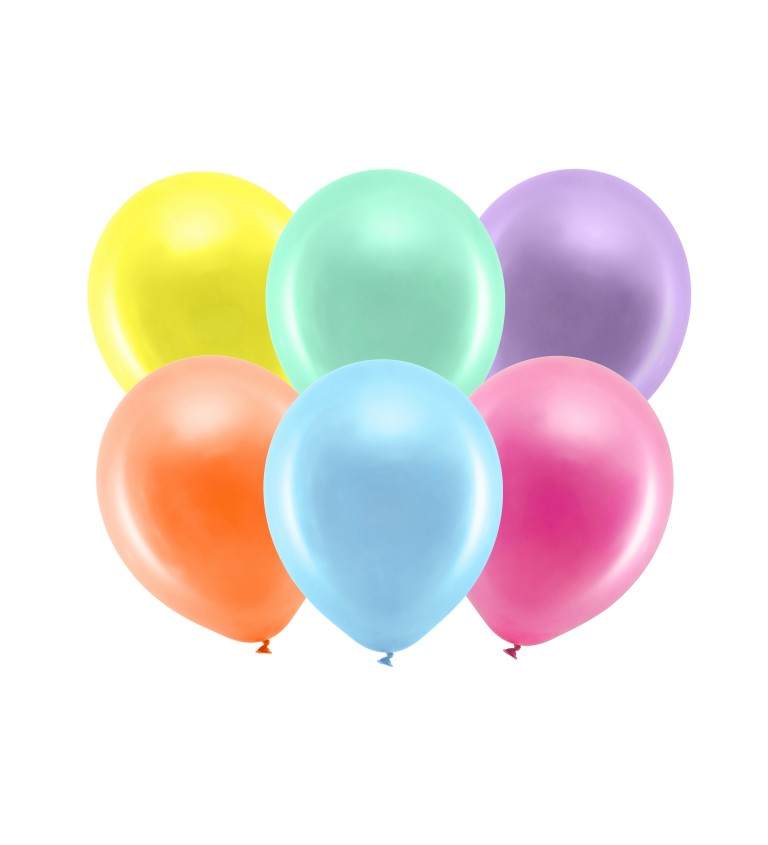 Latexové balónky 30 cm barevné, 10 ks
