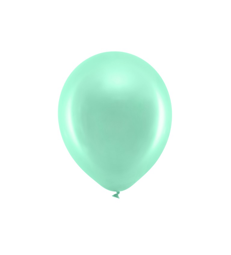 Latexové balónky 30 cm mintové, 10 ks