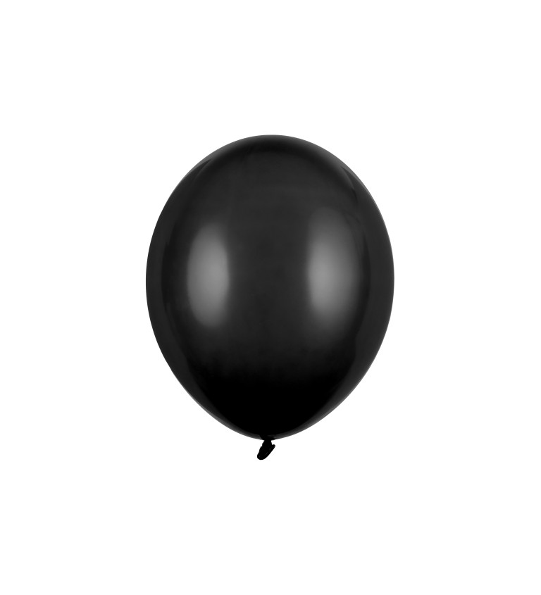 Latexové balónky 30 cm pastelové, černé, 10 ks