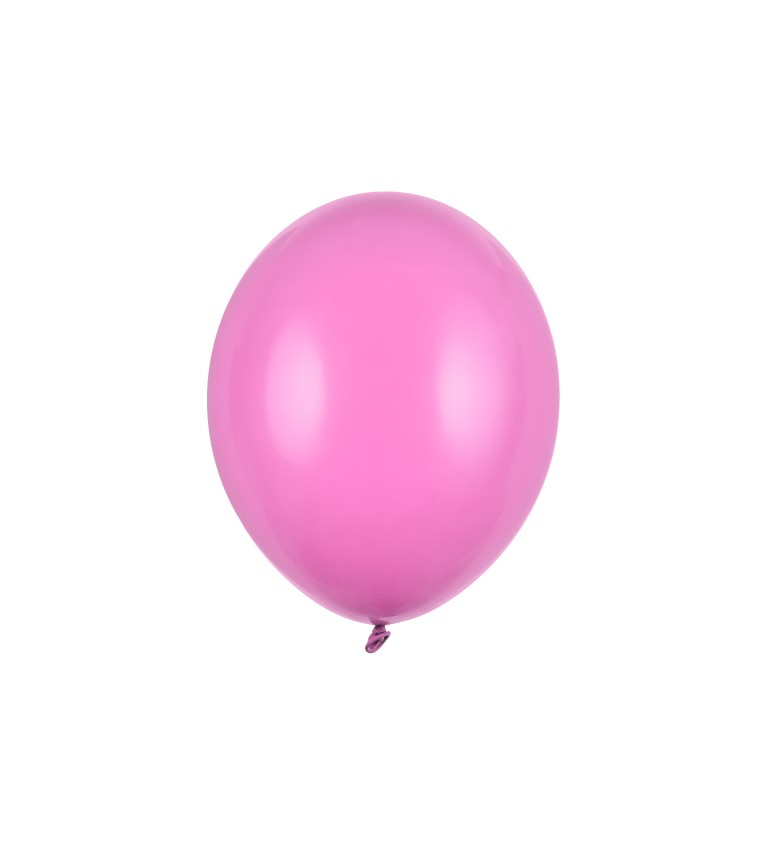 Pastelové fuchsiové balónky - silné
