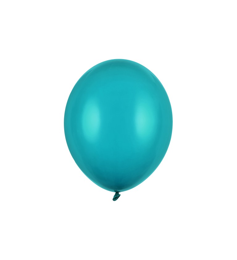 Balónek pastelový - tyrkysová barva - 10 ks
