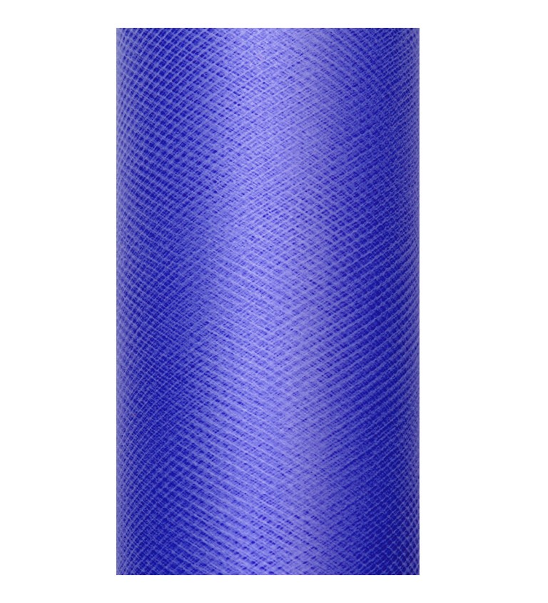 Jednobarevný tmavě modrý tyl - 0,3 m