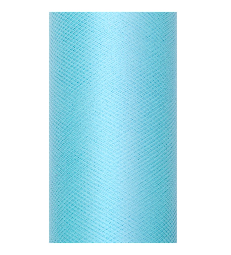 Jednobarevný tyrkysový tyl - 0,3 m