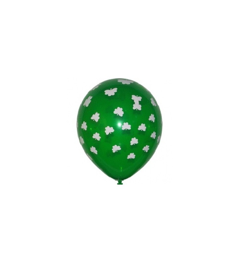 Zelený balónek - trojlístky