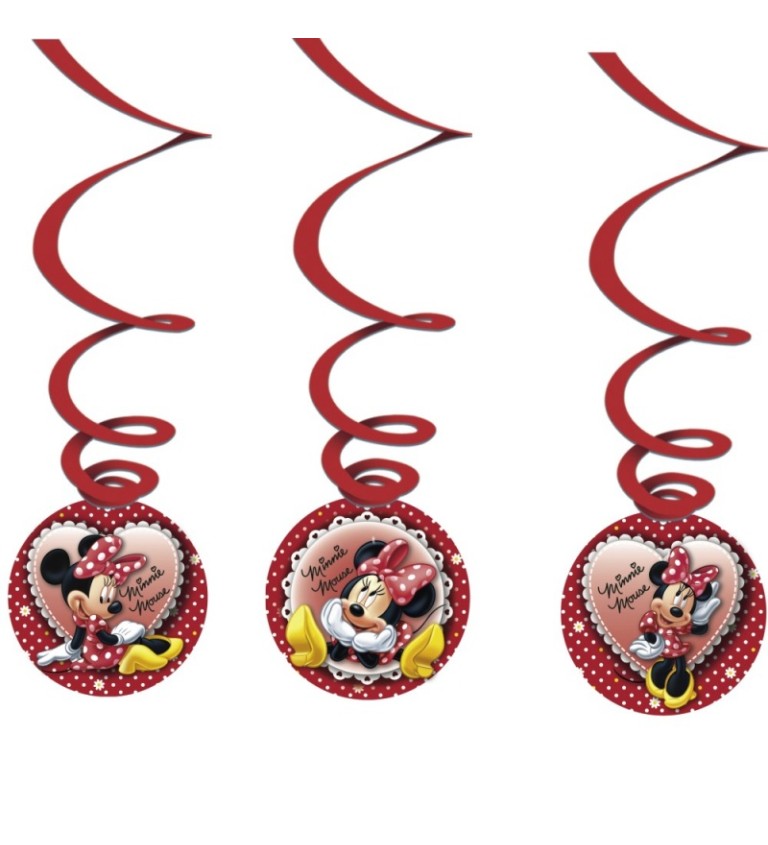 Dekorační spirály - Minnie Mouse
