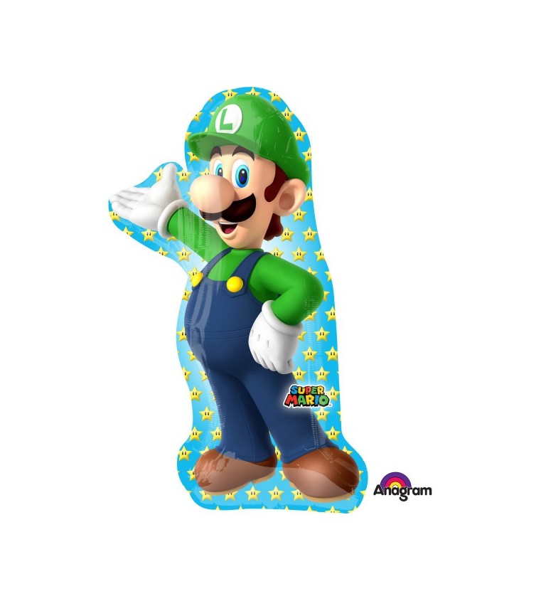 Balónek SuperShape - Luigi