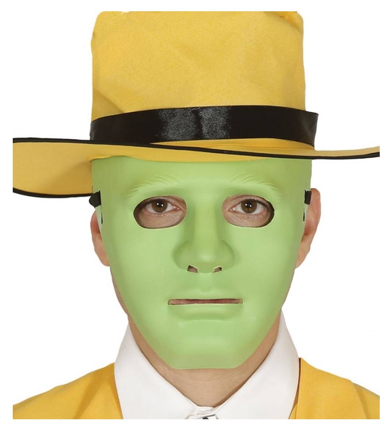 Maska na obličej - světle zelená