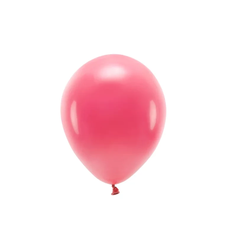 EKO Latexové balónky 26 cm pastelové, červené, 10 ks