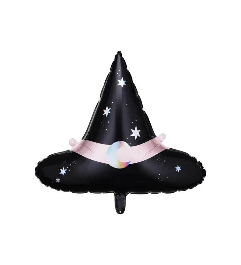 Fóliový balón - čarodějnický klobouk