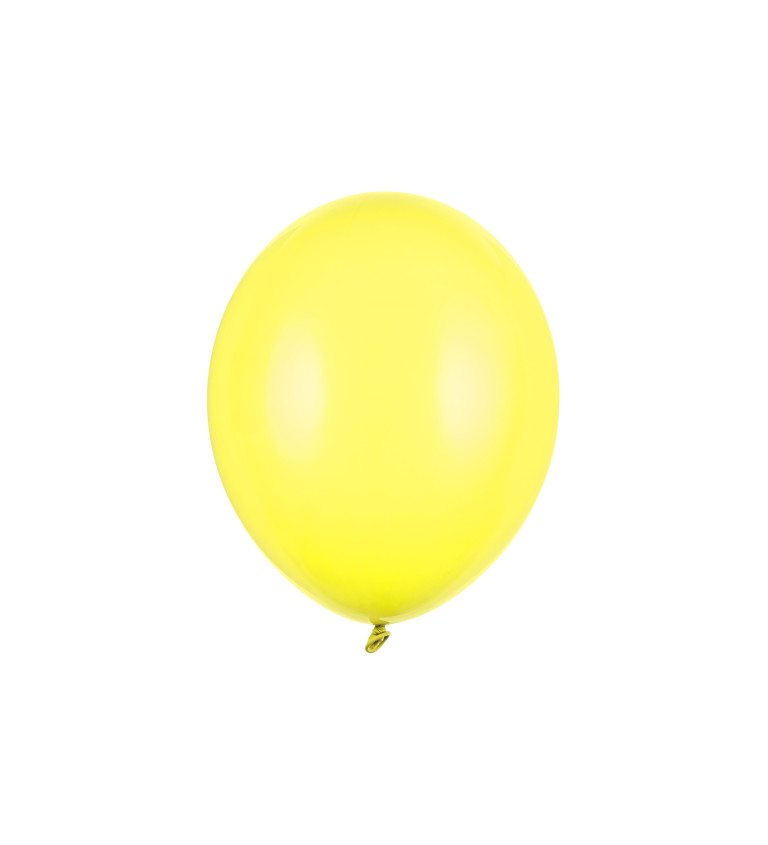 Latexové balónky 30 cm žluté, 100 ks