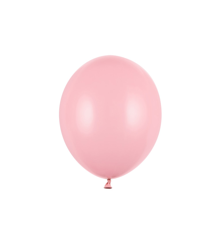 Latexové balónky 30 cm světle růžové, 50 ks