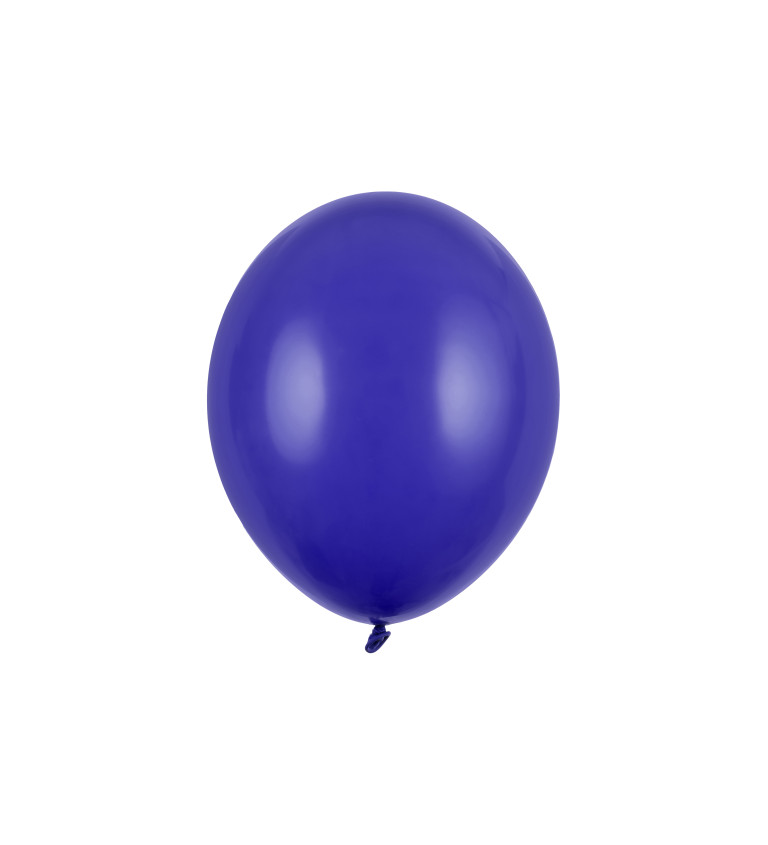 Latexové balónky 30 cm pastelové, tmavě modré , 10 ks