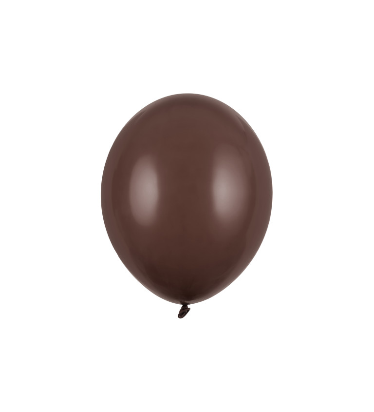 Latexové balónky 30 cm hnědé, 10 ks