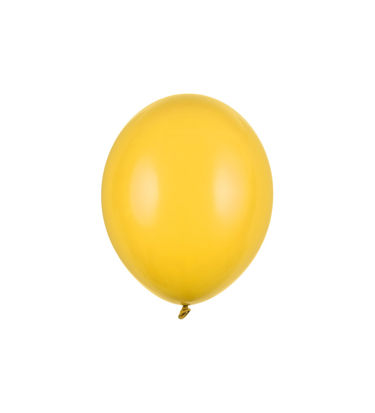Pastelové medově žluté balónky
