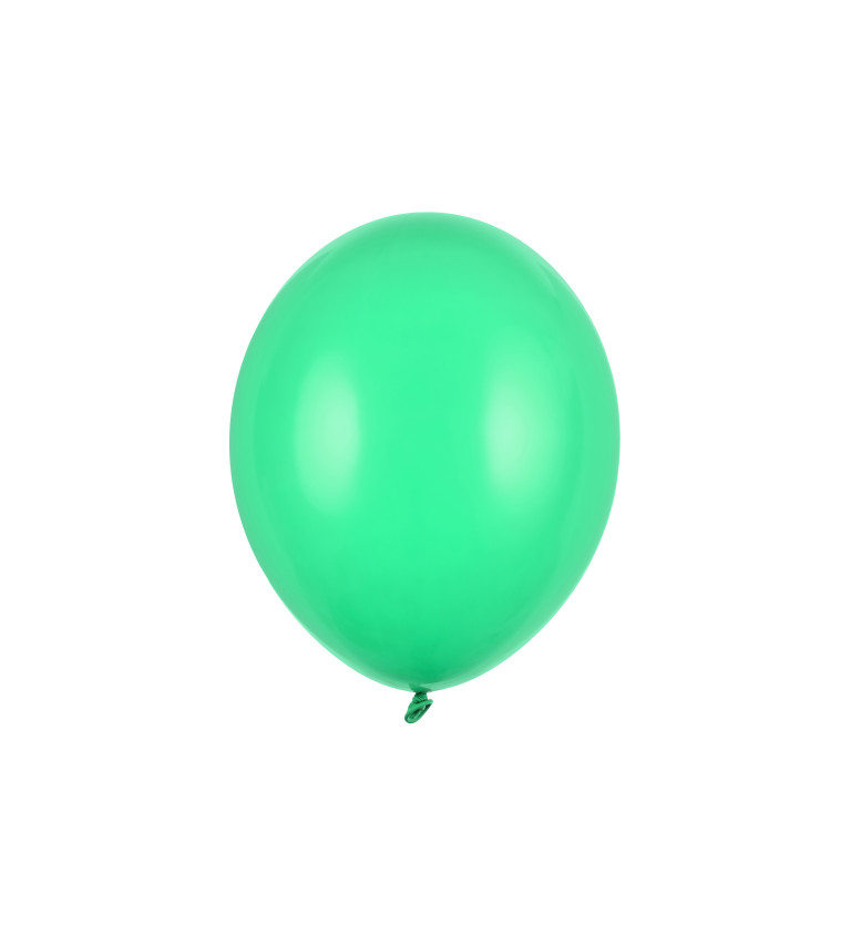 Latexové balónky 30 cm pastelové, zelené, 100 ks