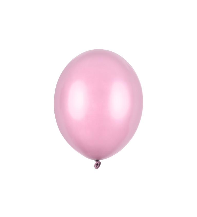 Latexové balónky 30 cm pastelové, růžové, 100 ks