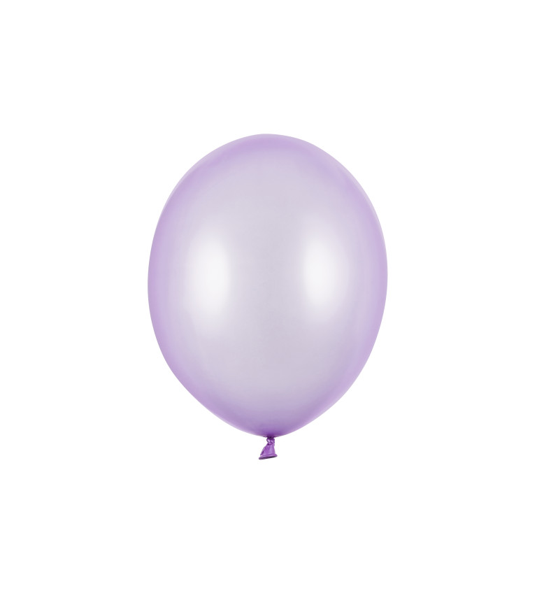 Latexové balónky 30 cm lesklé fialové, 100 ks