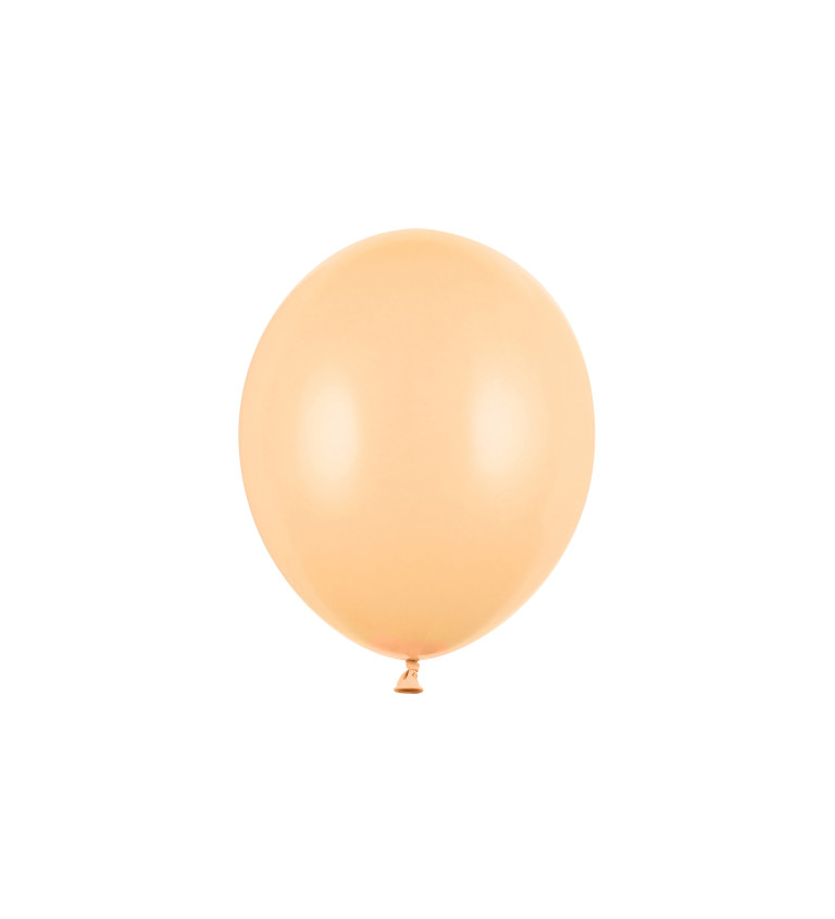 Latexové balónky 27 cm světle oranžové, 10 ks