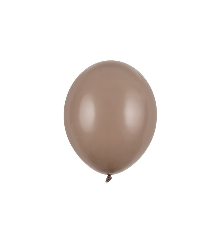 Latexové balónky 27 cm světle hnědé, 10 ks