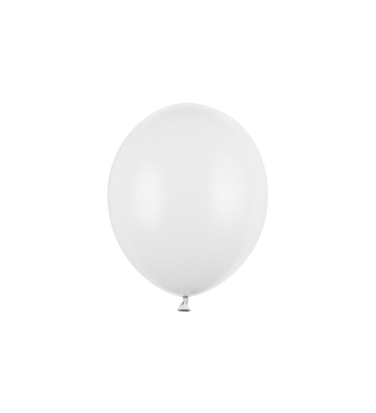 Latexové balónky 30 cm čistě bílé, 10 ks
