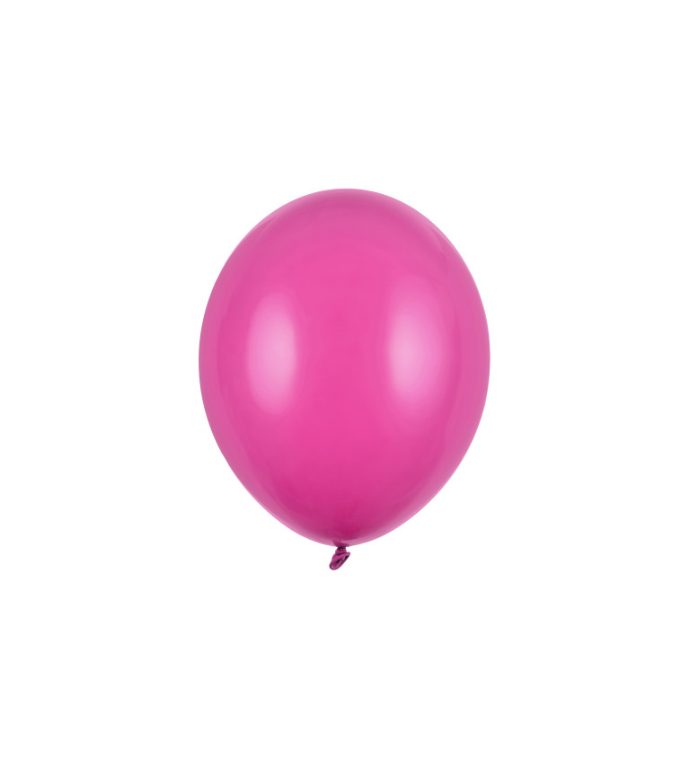 Latexové balónky 27 cm tmavě růžové, 10 ks
