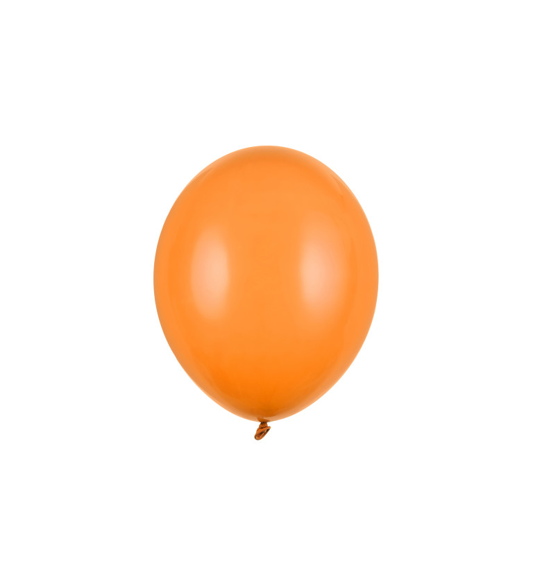 Latexové balónky 27 cm pastelové, oranžové, 10 ks