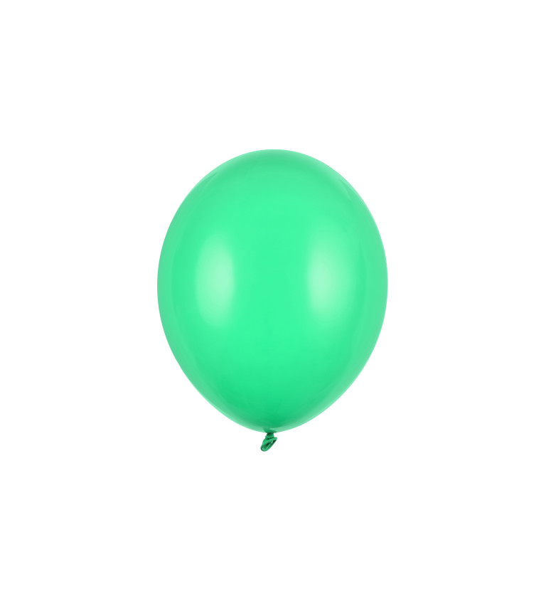 Latexové balónky 27 cm zářivě zelené, 10 ks