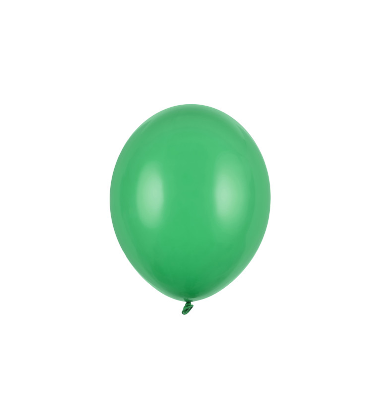 Latexové balónky 27 cm tmavě zelené, 10 ks
