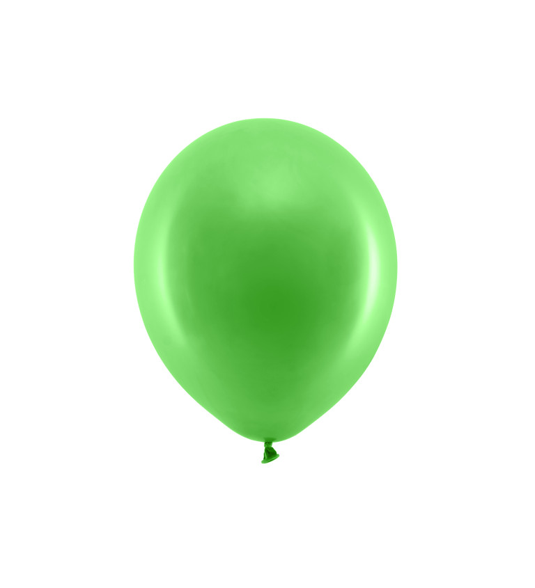 Latexové balónky 30 cm zelené, 10 ks