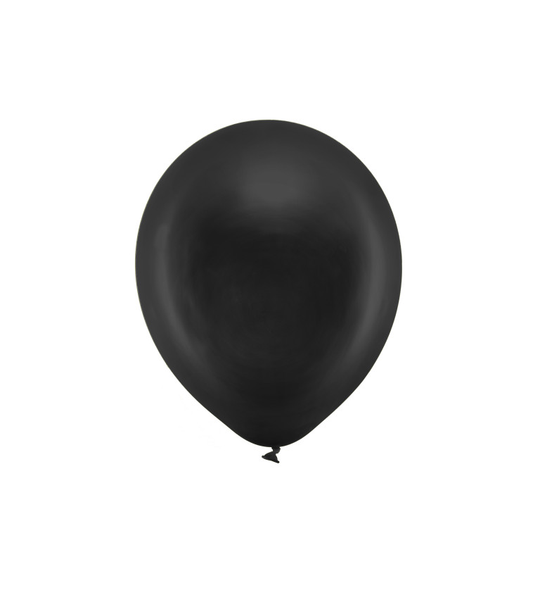 Latexové balónky 30 cm , černé, 100 ks