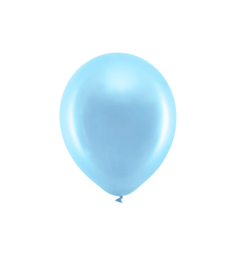 Latexové balónky 30 cm, světle modré, 10 ks