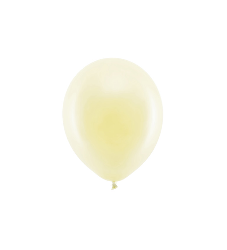 Latexové balónky 23 cm pastelové, krémové, 6 ks